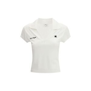 Courrèges White Cotton Polo Women's Shirt